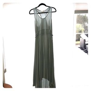 Fitted sundress - sage